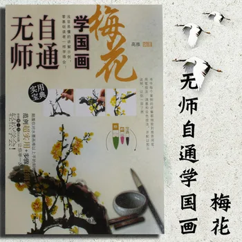 Kitajski Krtačo Črnilo Umetnosti Slikarstva Sumi-e Self-Študija, Tehnika, Risanje Slive Knjiga ,Prostoročno krtačo prostoročno učbenik knjige