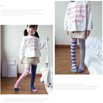 Koreja slog princesa dekleta pantyhose padec asimetrija trak nogavice za dekleta naselitve toplo novorojenčka otroci hlače, otroci hlače
