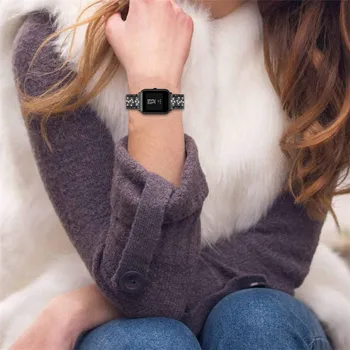 Kovinski Kristalni Watchs Trak Zapestni Trak za Xiaomi Huami Amazfit Bip Mladi Watch Šport Manšeta SmartWatch Dodatki