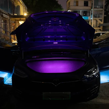 LED Luč Za Avto Tesla Model 3 Model Y Model S Model X Ultra Svetle Prtljažnik, Svetilke za Zamenjavo Avtomobilskih Vrat Lučka za Notranje zadeve Štirih Barvah