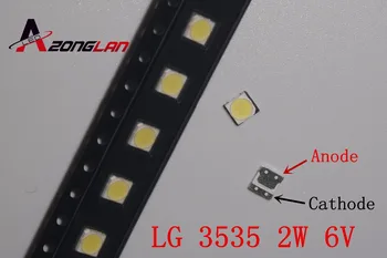 LG Innotek LED LED Osvetlitvijo 2W 6V 3535 Cool white LCD Osvetlitev ozadja za TV TV Aplikacijo LATWT391RZLZK 3000PCS