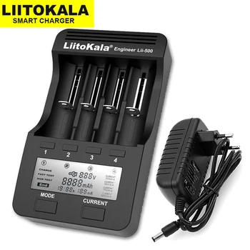 Liitokala Lii-500 Lii-500S 18650 baterijo, polnilnik 21700 26650 baterije AA AAA za 18350 18500 16340 17500 25500 10440 lifepo4 pcb plošč