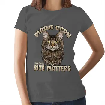 Maine Coon T-Shirt Kopie Von Smešno Maine T Majica, 100 Bombaž velikosti Ženske tshirt Grafični Dame Tee Majica