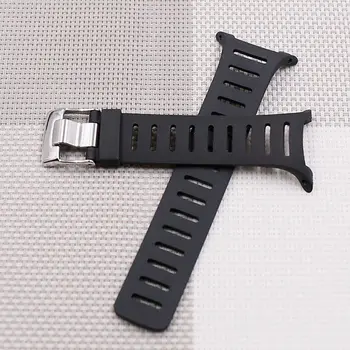 Mehke Gume Watch Band Kovinsko Sponko za Zapestje Trak z Izvijači za suunto T1 T1C T3 T3C T3D T4C T4D T Serije Smart Watch