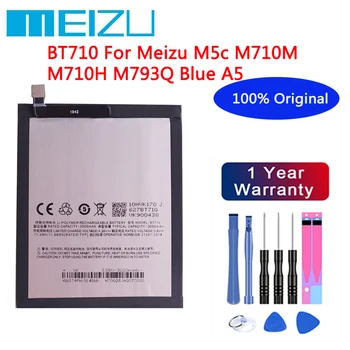Meizu Prvotne 3060mAh BT710 Baterija Za Meizu M5c M710M M710H M793Q Modra A5 Mobilnega Telefona, Baterije+Brezplačna orodja