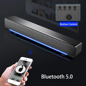 Moda Zvočnik Žično In Brezžično Bluetooth 5.0 Računalnik, Zvočniki Subwoofer Brezžična tehnologija Bluetooth Zvok Bar Za TV Prenosni Zvočniki