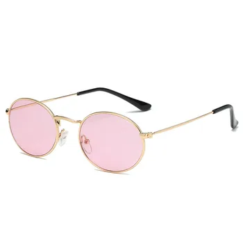 Modno Oblikovanje Ovalne sončna Očala blagovne Znamke Classic Ženske Moški sončna očala Gafas Odtenkov Za Lady Letnik Očala UV400 Oculos de sol