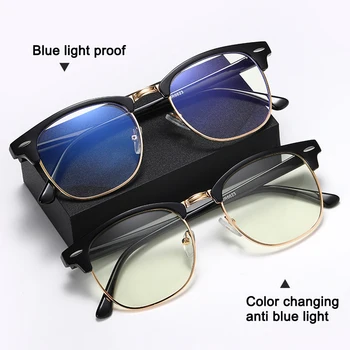 Modra Svetloba Blokiranje Očala Proti bolečih oči Očala za Računalniško Branje Igralne Barve-spreminjanje Anti UV Glare
