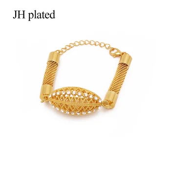 Nakit sklopov zlato barvo za ženske, ogrlico, uhane, zapestnico, prstan Dubaj Afriške Nevesta je poročna darila stranka Ornament nakit set