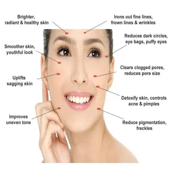 Naravni prahu kristalno ženskega obraza massager ženskih zdravstvenih izdelkov