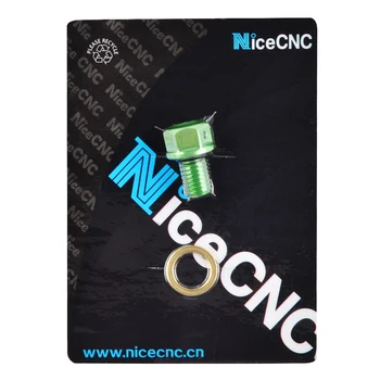 NICECNC M10xP1.5 Olja Možganov Plug Vijak Vijak Za Kawasaki KX 65 85 100 125 250 250F 450F KLX250 D-Tracker Ninja 250SL KX125 KX250