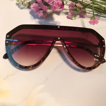 Nova Moda Prevelik Enem Kosu Sončna Očala Ženske Blagovne Znamke Velik Kvadrat Sonce Očala Moških Ogledalo Odtenki Ženski Barve Oculos De Sol
