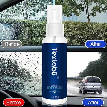 Novo 80ml Anti-fog Agent Nepremočljiva Rainproof Stekla Hidrofobne Nano Premaz Spray Za Avtomobilsko Steklo Avto Dodatki