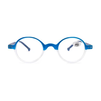 Novo Kovice Retro Krog Obravnavi Očala Povečevalna Moški Ženske Letnik Presbyopia Očala Mat Mozaik Barva Okvirja +1.0~+3.5