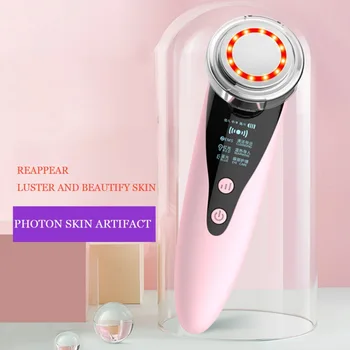 Obraz Lepote Massager LED Vroče Hladno Ultrazvočno Cryotherapy Obraza Vibracije Massager Obraza, Telesa Spa Ion Instrument Lepoto