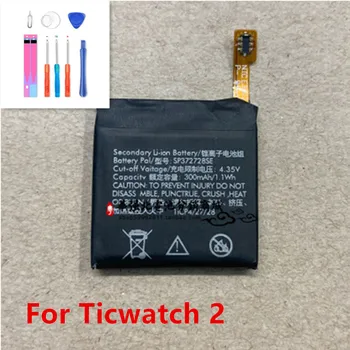 Original SP372728SE Watch Baterija Za Ticwatch 2 Ticwatch2 WE11056 SP372728SE originalno Baterijo 300mAh