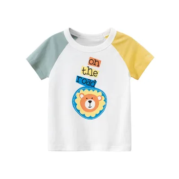 Otroci T-shirt Dekleta Cotton Tee Živali Tiskanja Dekle Majica Vrhovi Risanka Otroci tshirt Oblačila, Oblačila za Poletje Novo Prispeli do leta 2020