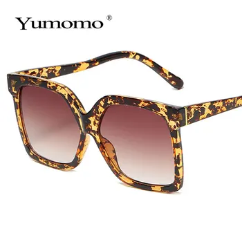 Oversize Kvadratni Okvir Ravno Top Top Nova Modna sončna Očala Ženske Moški Retro sončna Očala Gafas UV400 Oculos De Sol