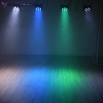 Par Luči 7x10W Razsvetljavo RGBW 4 Barvni LED Za DJ Primeru Stranka Disco Rojstni dan, Poroko