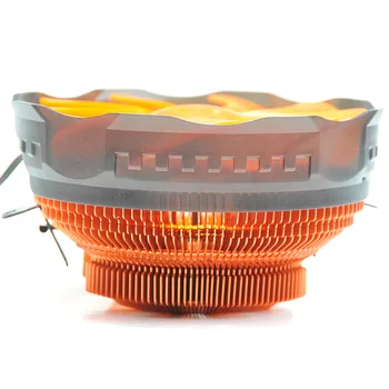 Pccooler E121M CPU Hladilnik 120 mm Oranžna LED 4pin PWM Hladilni Ventilator tihi Ventilator Za AMD AM3 Intel 775 1155 1156 Računalnik Radiator
