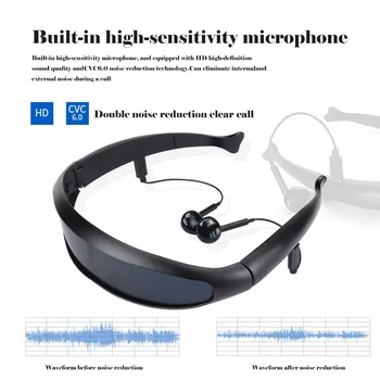 Polarizirana Očala sončna Očala Predvajalnik Glasbe Brezžični Šport na Prostem Slušalke Slušalke Stereo Zvok Modni Športni Velike Baterije, HIFI