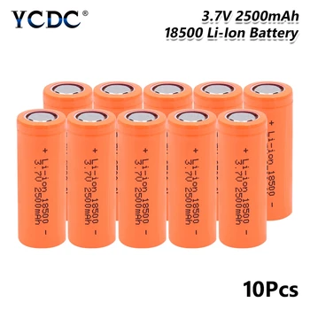 Polnilna 18500 Li-Po Litijeva Baterija 3,7 V 2500mAh Moč baterije odvajanje Visokih Zmogljivosti Za Baklo Igrače svetilka
