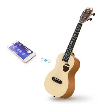 Populele Q1 Akustični Električni Smart Kitara Koncert Ukulele Sopran 23 Palčni 4 String Kitare, Ukulele Glasbila Guitarra