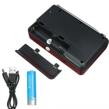 Prenosni Mini USB, bluetooth, Radio, Digitalni FM TF Predvajalnik Glasbe MP3, Zunanji Zvočnik Teleskopsko Anteno za ponovno Polnjenje Vstavite Kartico