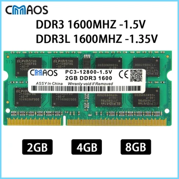 Prenosni Pomnilnik DDR3 4GB 8GB 2GB Ram DDR3 1600MHZ PC3 12800S Pomnilnika Ram 1600 mhz za Prenosni pomnilnik so-dimm Sdram Memoria Ram PC3L 12800