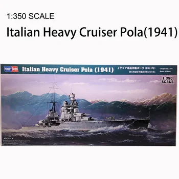 Prvi Trobentač Deloval Zbor Vojaških Model Ladje Model 1/350 Italijanski Težka Križarka Okolice Pule
