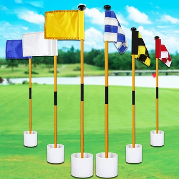Putting Green Palico Pomoči Za Usposabljanje Golf Zastavo Prakse Na Prostem Šport Luknjo Pokal Dom, Vrt, Dvorišče Snemljiv Prenosni Najlon Darilo