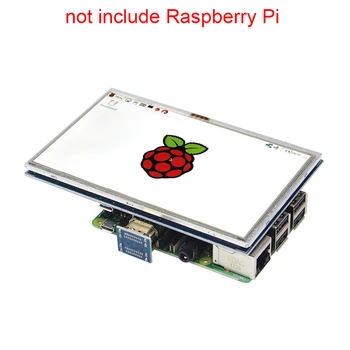 Raspberry Pi 4 Model B 5 palčni zaslon na Dotik TFT HDMI 800x480 Zaslon LCD Zaslon na Dotik za Raspberry Pi 3 Model B+/3B Prenosni RAČUNALNIK