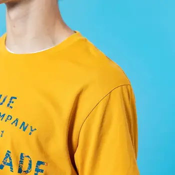 SIMWOOD 2020 poletje nove pisane črke natisni t-shirt moda vrhovi bombaž tees plus velikost dihanje blagovno znamko oblačil SJ130415