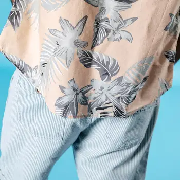 SIMWOOD 2020 poletje novo havajih, kratek rokav srajce moške počitnice bombaž dihanje cvetlični majica plus velikost oblačila 190263