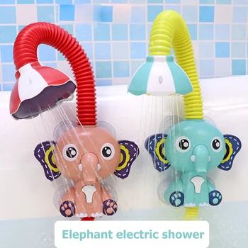 Slon Vzorec Pipo Baby Vode Igro Tuš Glavo Električni Vodni curek Igrača za Otroke, Plavanje Kopalnica kopalna Kad Igrače 2020 Vroče Prodaje
