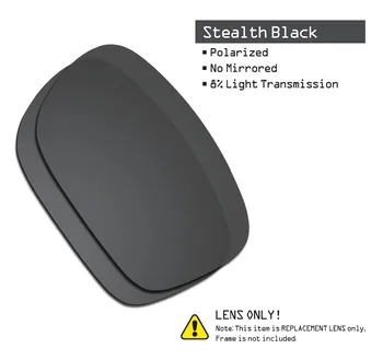 SmartVLT 2 Parov Polarizirana sončna Očala Zamenjava Leč za Oakley Holbrook Stealth Črna in Srebrni barvi Titana
