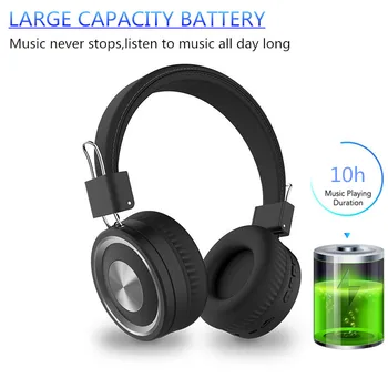 SODO SD-1002 Bluetooth Slušalke Na Uho Žične Brezžične Slušalke Zložljive Bluetooth 5.0 Stereo Slušalke z Mikrofon Podpira TF Kartice