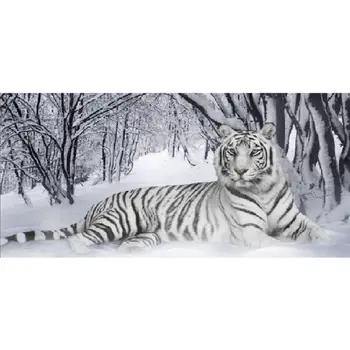 Tiger DIY 5D Polni Sveder Diamantni Slikarstvo Vezenje Navzkrižno Šiv Kit Nosorogovo Mozaik Doma Dekor Obrti