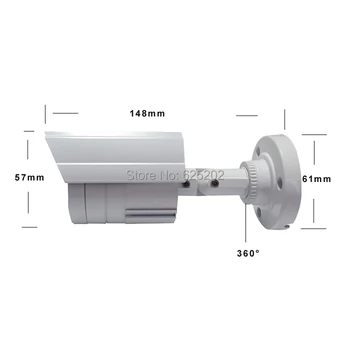 Tovarniško Ceno Spodbujanje AHD 24IR Bullet CCTV Kamere za uporabo v Zaprtih prostorih ali na Prostem