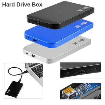 Ultra Tanek 2.5 inch USB3.0 SATA SSD HDD Trdi Disk Primeru Aluminija Prenosni USB3.0 HDD Primeru 5Gbps/s Visoke Hitrosti 3TB Ohišje Polje