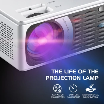 UNIC CP600 Mini HD Projektor 4K 1080P LED Wifi Android Proyector 8000 Lumnov Domači Kino Projektorji Multimedijski Predvajalnik Projetor