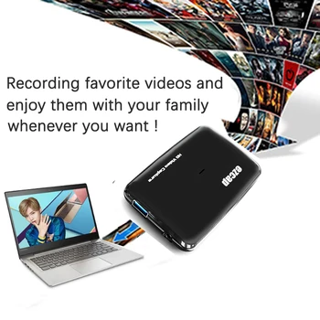 USB 3.0 Video Capture Card Game TV Box, DVD HD Kamera Snemanje Plošče Grabežljivac Loop Out, Mic V 1080P 60fps PC OBS Živo