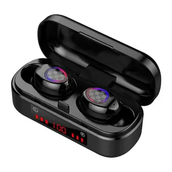 V7 TWS Bluetooth 5.0 Slušalke Slušalke Brezžične Slušalke Z LED Digitalni Zaslon Vroče Diskontirani Prodaje 2021