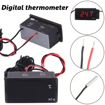 Vgrajeni Digitalni LCD Zaslon Sonda Termometer Merilnik Za Avto Inkubator Hrane / Hlajenje / Hišnih Industriji Temperature Test