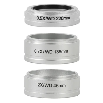 WD 0.5 X 0.7 X 2.0 X G-AL Stereo Mikroskop Trinocular Mikroskopom Pomožni Cilj Objektiv Barlow Objektiv Za Nikon SMZ645 SMZ745