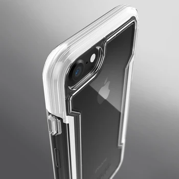 X-Doria Obrambo Jasno Primeru Telefon Za iPhone SE2 7 8 Primeru Vojaške Razred Spusti Preizkušen Zaščitna Coque Za iPhone 7 8 Plus Kritje