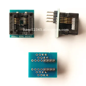 XGecu 2pcs sop8, da dip8 adapter sop8 150mil+200mil vtičnico soic8 dip8 adapter za CH341A RT809F RT809H TL866II PLUS Programer