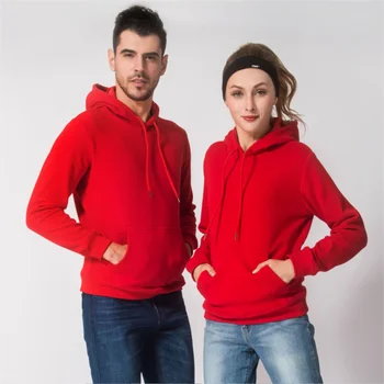 YOTEE jeseni in pozimi debele trend pulover LOGO po meri športnih moških in žensk priložnostne hoodies