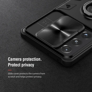 Za Samsung Galaxy S21 Ultra Primeru Nillkin Camshield Oklep Primeru Kamere Zaščitni Hrbtni Pokrovček Ohišje za Samsung S21 Plus 5G Primeru