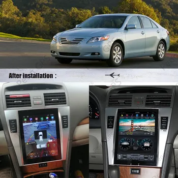 Za Toyota Camry 2007-2011 Avto Multimedia Player Android px6 tesla slog Zaslon Stereo Zvoka radio autoradio GPS Navi Vodja enote